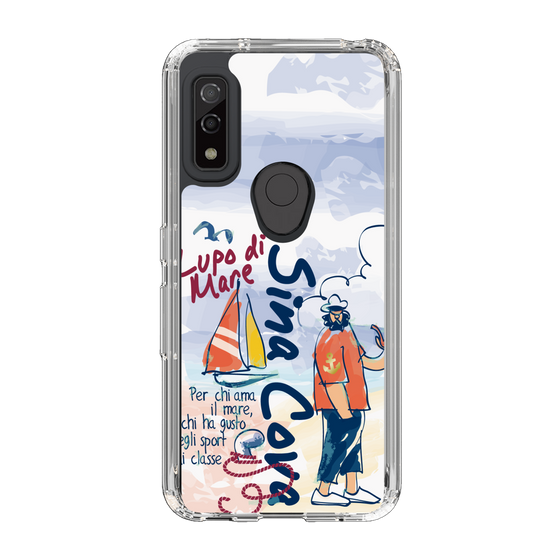 スリムプロテクションケース［ SINA COVA - マリンテイスト ］