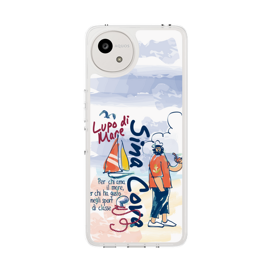 スリムプロテクションケース［ SINA COVA - マリンテイスト ］