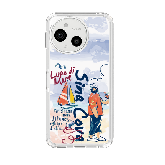 スリムプロテクションケース［ SINA COVA - マリンテイスト ］