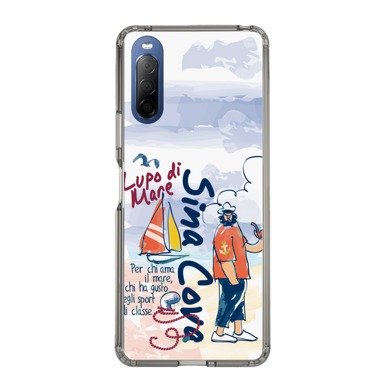 スリムプロテクションケース［ SINA COVA - マリンテイスト ］