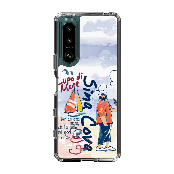 スリムプロテクションケース［ SINA COVA - マリンテイスト ］