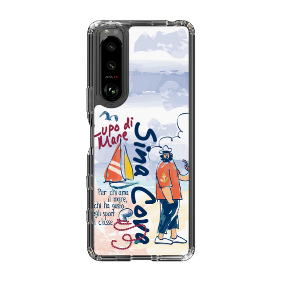 スリムプロテクションケース［ SINA COVA - マリンテイスト ］