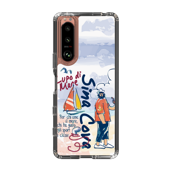 スリムプロテクションケース［ SINA COVA - マリンテイスト ］