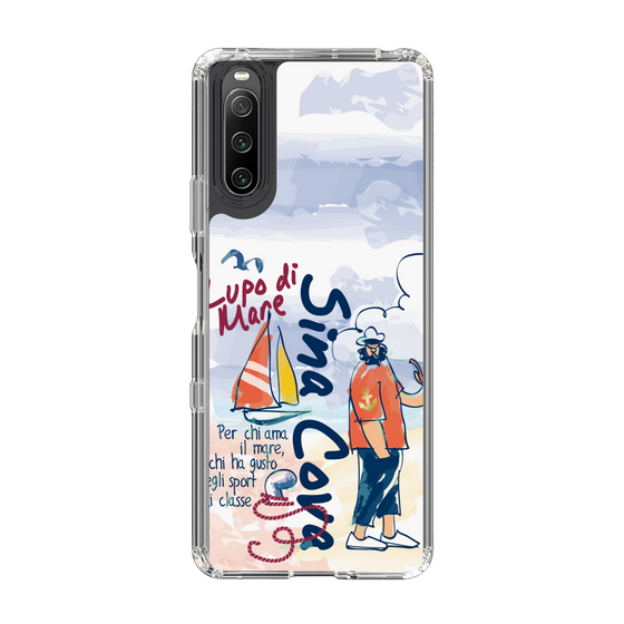 スリムプロテクションケース［ SINA COVA - マリンテイスト ］