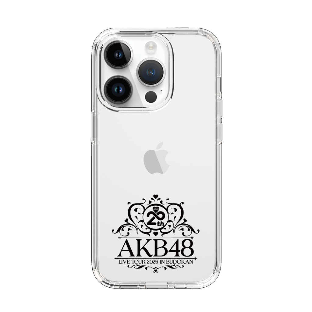 スリムプロテクションケース for Apple iPhone 14 Pro［ AKB48 - 20th武道館コンサートロゴ ］
