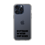 スリムプロテクションケース［ SoftBank ウインターカップ2025 - ロゴ - クリア ］