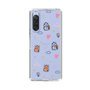 スリムプロテクションケース［ ビリケン - 総柄 - クリア ］