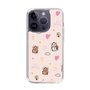 スリムプロテクションケース［ ビリケン - 総柄 - ピンク ］