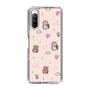 スリムプロテクションケース［ ビリケン - 総柄 - ピンク ］