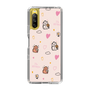 スリムプロテクションケース［ ビリケン - 総柄 - ピンク ］