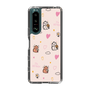 スリムプロテクションケース［ ビリケン - 総柄 - ピンク ］