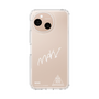 スリムプロテクションケース［ スマートフォンケース<書き下ろしサインver.>ホワイト - MAKI ］