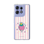 スリムプロテクションケース［ いちごの王さま - ストライプ ］