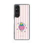 スリムプロテクションケース［ いちごの王さま - ストライプ ］