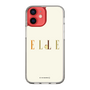 スリムプロテクションケース［ ELLE×ポムポムプリン - ロゴ - ベージュ ］