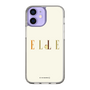 スリムプロテクションケース［ ELLE×ポムポムプリン - ロゴ - ベージュ ］