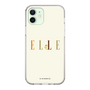 スリムプロテクションケース［ ELLE×ポムポムプリン - ロゴ - ベージュ ］