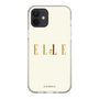 スリムプロテクションケース［ ELLE×ポムポムプリン - ロゴ - ベージュ ］