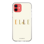 スリムプロテクションケース［ ELLE×ポムポムプリン - ロゴ - ベージュ ］