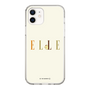 スリムプロテクションケース［ ELLE×ポムポムプリン - ロゴ - ベージュ ］