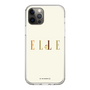 スリムプロテクションケース［ ELLE×ポムポムプリン - ロゴ - ベージュ ］
