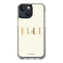スリムプロテクションケース［ ELLE×ポムポムプリン - ロゴ - ベージュ ］