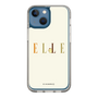スリムプロテクションケース［ ELLE×ポムポムプリン - ロゴ - ベージュ ］