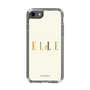 スリムプロテクションケース［ ELLE×ポムポムプリン - ロゴ - ベージュ ］