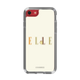 スリムプロテクションケース［ ELLE×ポムポムプリン - ロゴ - ベージュ ］
