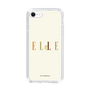 スリムプロテクションケース［ ELLE×ポムポムプリン - ロゴ - ベージュ ］