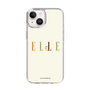 スリムプロテクションケース［ ELLE×ポムポムプリン - ロゴ - ベージュ ］