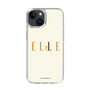 スリムプロテクションケース［ ELLE×ポムポムプリン - ロゴ - ベージュ ］