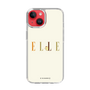 スリムプロテクションケース［ ELLE×ポムポムプリン - ロゴ - ベージュ ］