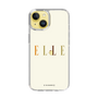 スリムプロテクションケース［ ELLE×ポムポムプリン - ロゴ - ベージュ ］