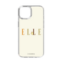 スリムプロテクションケース［ ELLE×ポムポムプリン - ロゴ - ベージュ ］