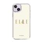 スリムプロテクションケース［ ELLE×ポムポムプリン - ロゴ - ベージュ ］