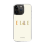 スリムプロテクションケース［ ELLE×ポムポムプリン - ロゴ - ベージュ ］