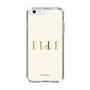スリムプロテクションケース［ ELLE×ポムポムプリン - ロゴ - ベージュ ］