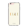 スリムプロテクションケース［ ELLE×ポムポムプリン - ロゴ - ベージュ ］