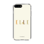 スリムプロテクションケース［ ELLE×ポムポムプリン - ロゴ - ベージュ ］