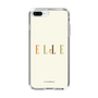 スリムプロテクションケース［ ELLE×ポムポムプリン - ロゴ - ベージュ ］