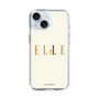 スリムプロテクションケース［ ELLE×ポムポムプリン - ロゴ - ベージュ ］