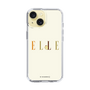 スリムプロテクションケース［ ELLE×ポムポムプリン - ロゴ - ベージュ ］