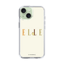 スリムプロテクションケース［ ELLE×ポムポムプリン - ロゴ - ベージュ ］