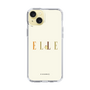 スリムプロテクションケース［ ELLE×ポムポムプリン - ロゴ - ベージュ ］