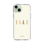 スリムプロテクションケース［ ELLE×ポムポムプリン - ロゴ - ベージュ ］