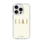 スリムプロテクションケース［ ELLE×ポムポムプリン - ロゴ - ベージュ ］