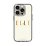 スリムプロテクションケース［ ELLE×ポムポムプリン - ロゴ - ベージュ ］