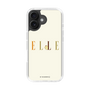 スリムプロテクションケース［ ELLE×ポムポムプリン - ロゴ - ベージュ ］