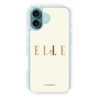スリムプロテクションケース［ ELLE×ポムポムプリン - ロゴ - ベージュ ］
